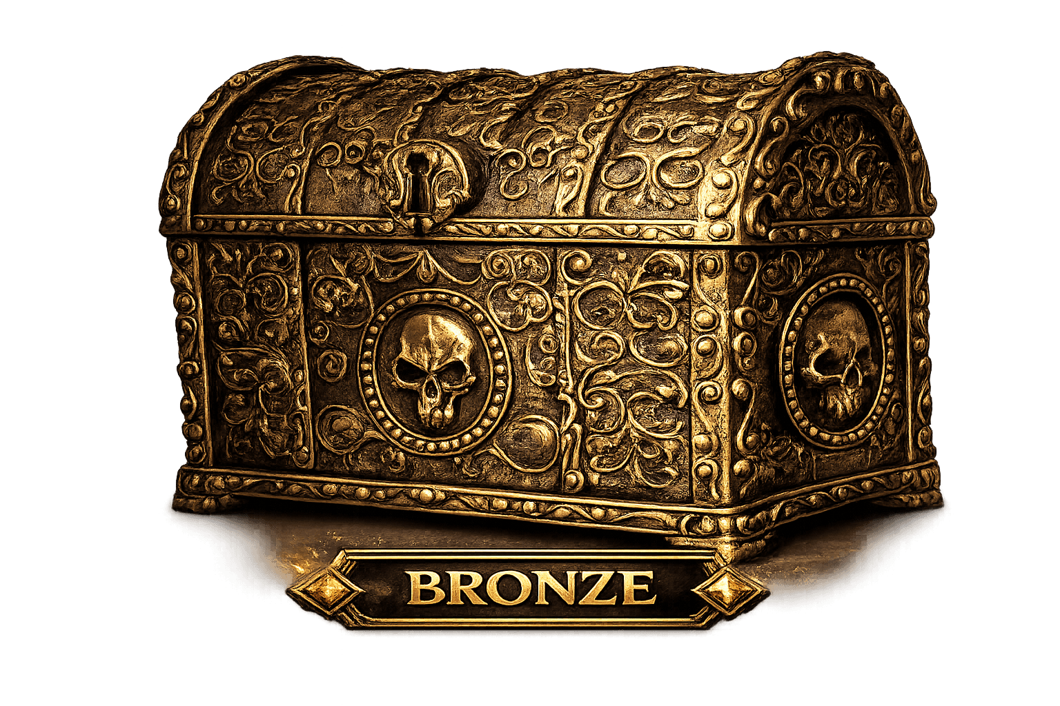 BRONZE treasure chest