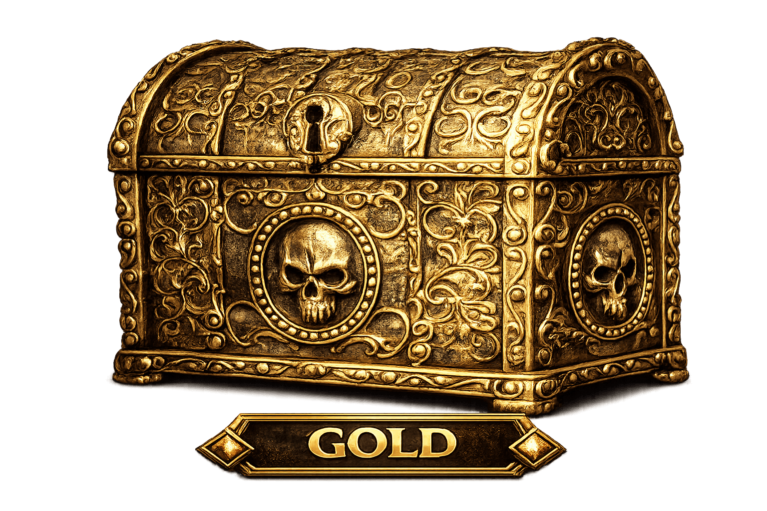 GOLD treasure chest